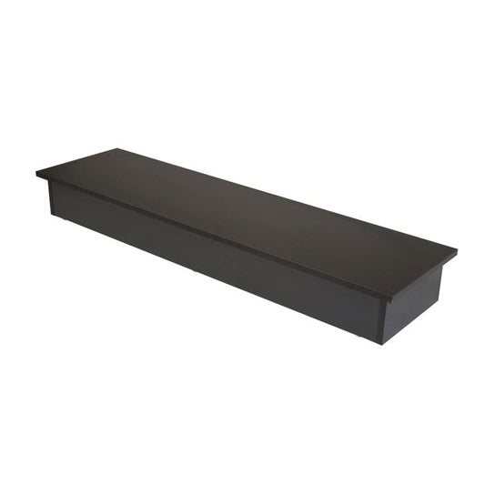 52" Wood Platform Bases For Glass Cubbies Black Econoco WD5214-BK