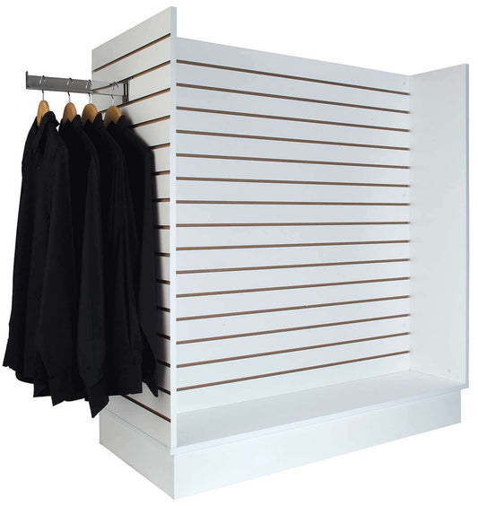 24" Gondola Slatwall Merchandiser White Econoco WDSWH48WH