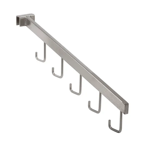 Boutique Series 5-Hook Rectangular Tubing Waterfall for Saddle Mount Econoco BQRH5HSN (Pack of 24)