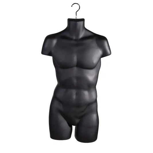 Men's Torso Forms - Injection Molded Styrene Econoco MHR26/B (Pack of 12)
