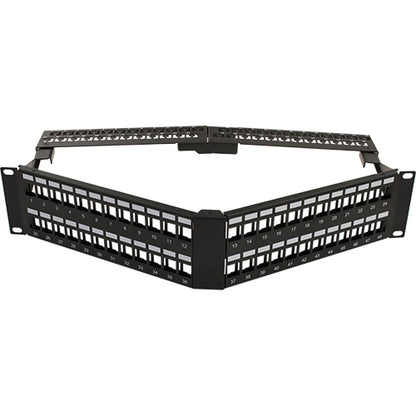 Vertical Cable 043-384/A/48 48 Port Blank Patch Panel Support Bar V-Type with Cable