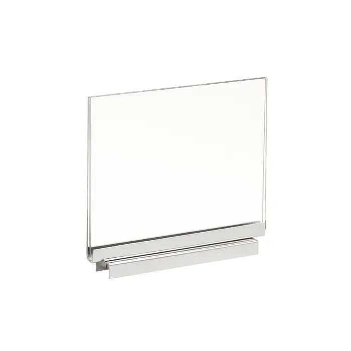 Acrylic Sign Holder with Magnetic Chrome Base Econoco PJM57 (Pack of 24)