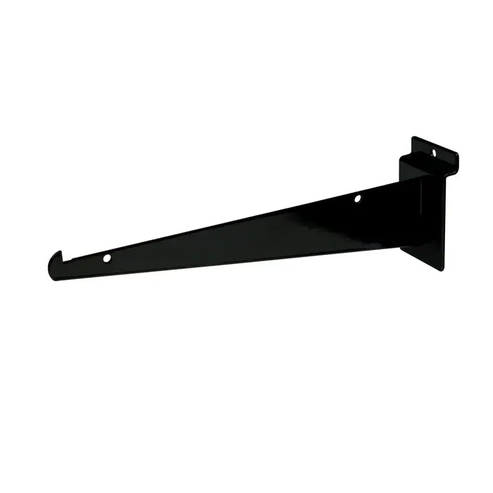 10" Shelf Brackets for Slatwall - Black Econoco EBL/10KB (Pack of 48)