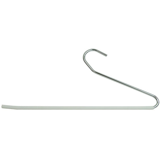 Deluxe "S" Style Slack Hanger W/ White Vinyl Sleeve Econoco SPS/15 (Pack of 100)