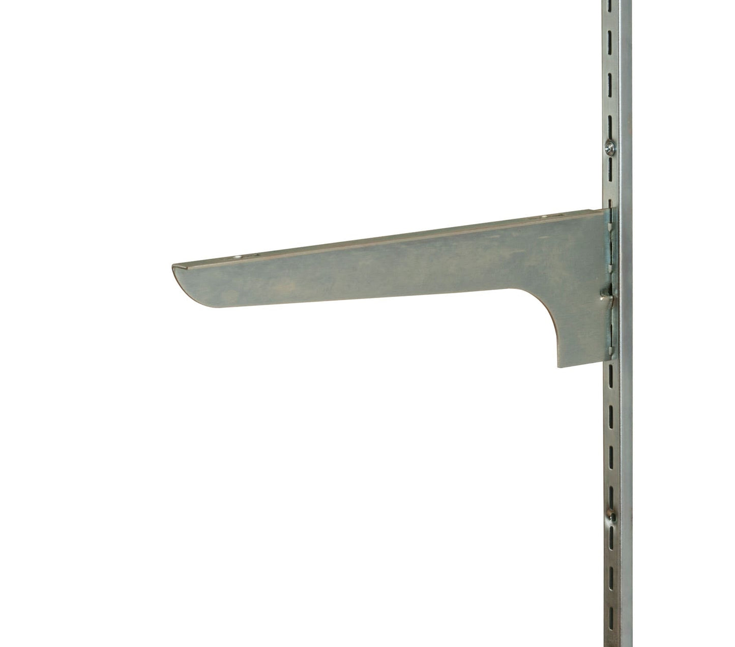 12"L Brackets For Wood Shelf - Satin Zinc Econoco WBL12 (Pack of 25)