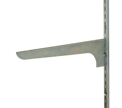 14"L Brackets For Wood Shelf - Stain Zinc Econoco WBL14 (Pack of 25)