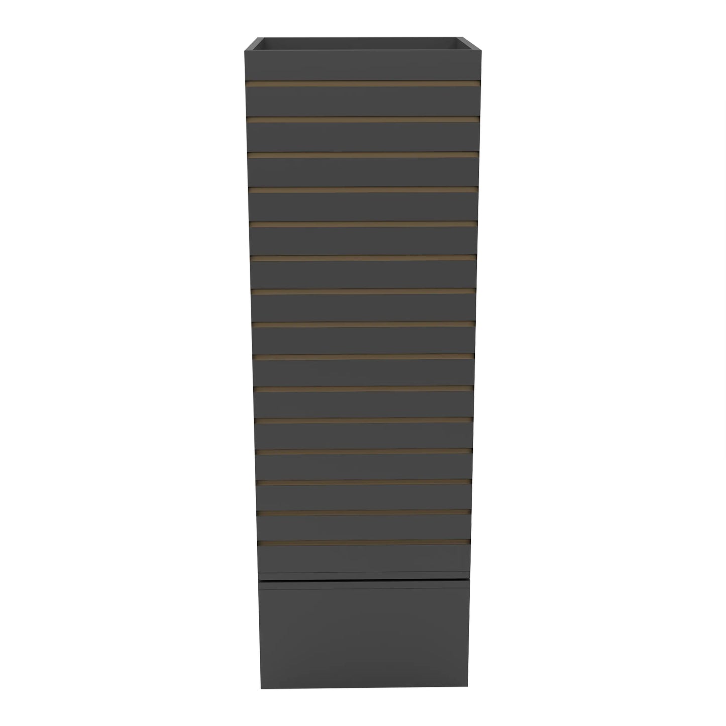 Rotating Cube Slatwall Merchandiser Black Econoco WDSWT20BK