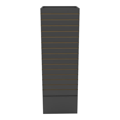 Rotating Cube Slatwall Merchandiser Black Econoco WDSWT20BK